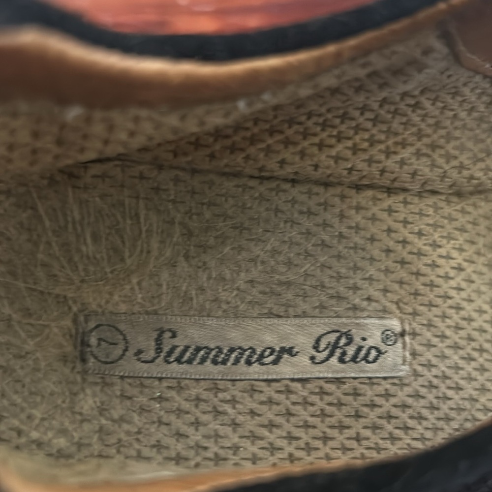 Summer Rio beautiful suede platform shoes - Picture 7 of 8